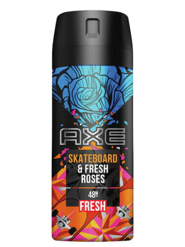 AXE:AXE SKATEBOARD AND ROSES