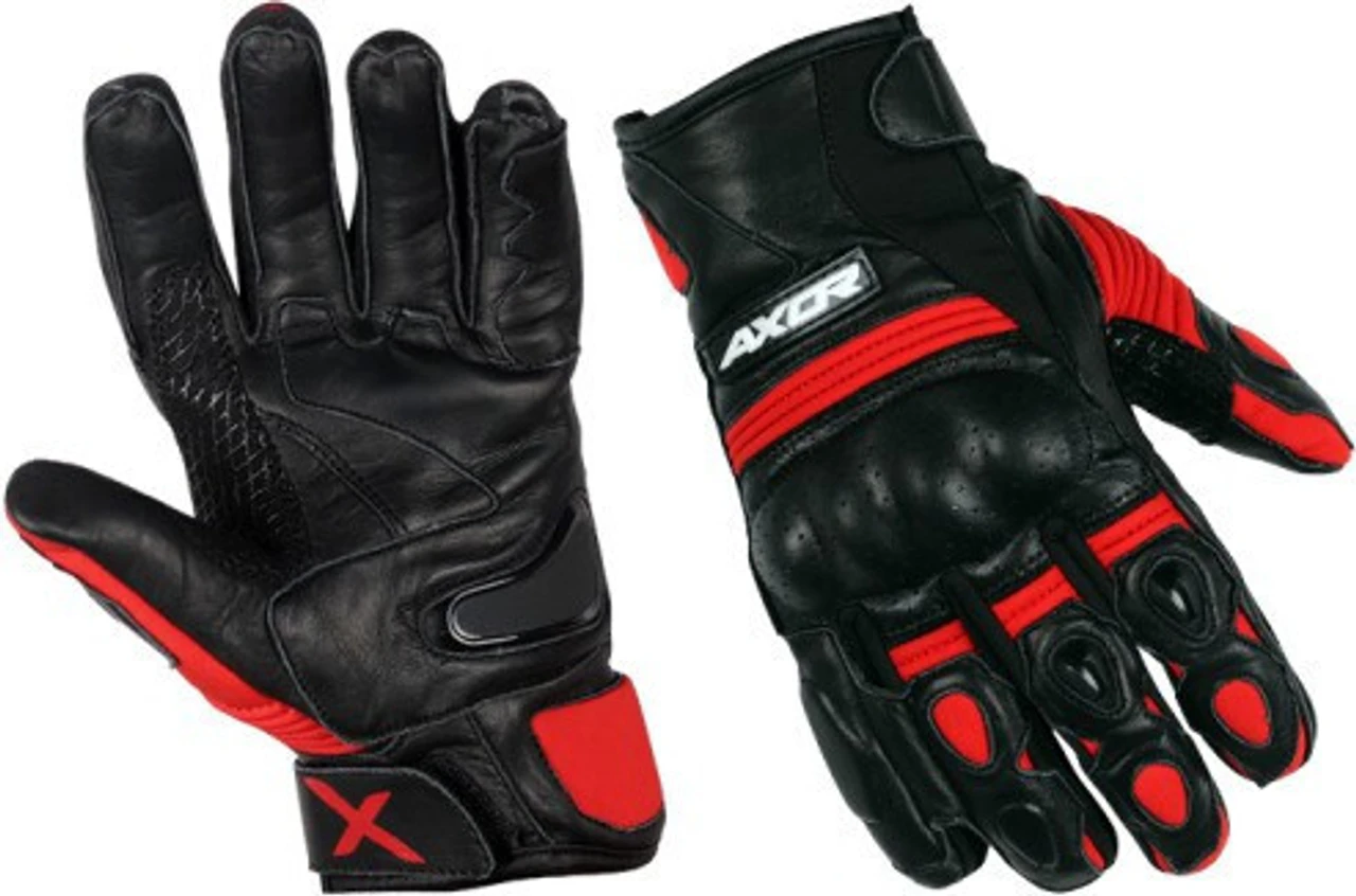 AXOR GLOVES F/F SPYDER BLACK RED XL AXOR GLOVES F/F SPYDER BLACK RED XL
