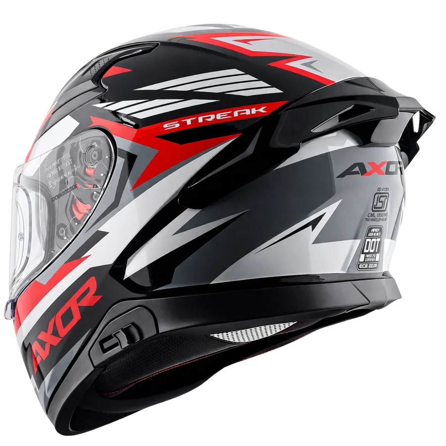 AXOR APEX STREAK BLACK/RED D/V (L) AXOR APEX STREAK BLACK/RED D/V (L)