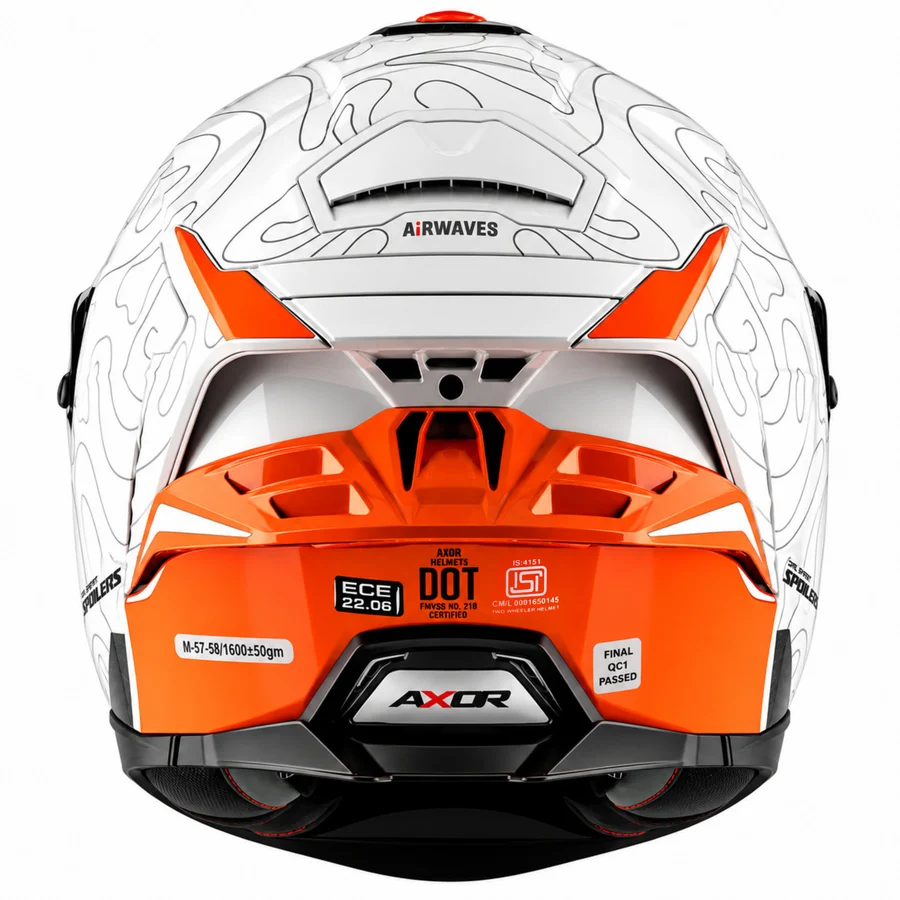 AXOR BRUTALE AIRWAVES WHITE ORANGE D/V (M)