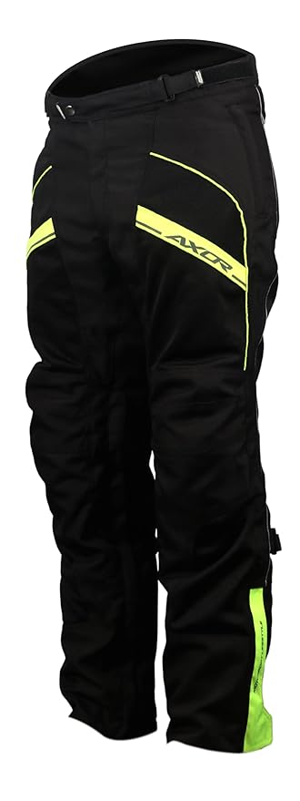 AXOR DELTA RIDING PANT BLACK/NEON YELLOW (XL) AXOR DELTA RIDING PANT BLACK/NEON YELLOW (XL)