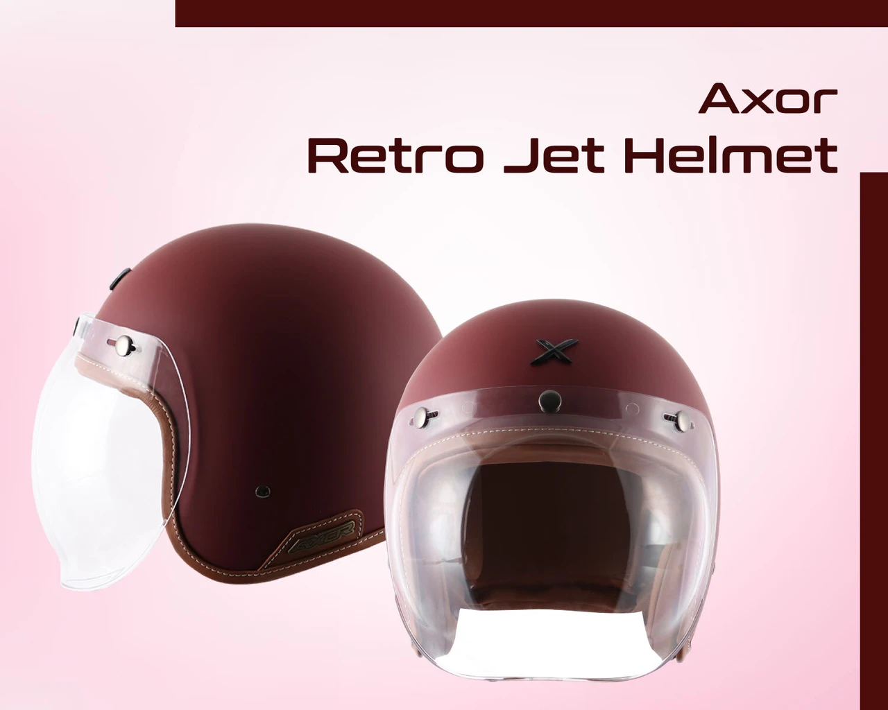 AXOR RETRO JET LEATHER DULL CHEST NUT RED 580 CM