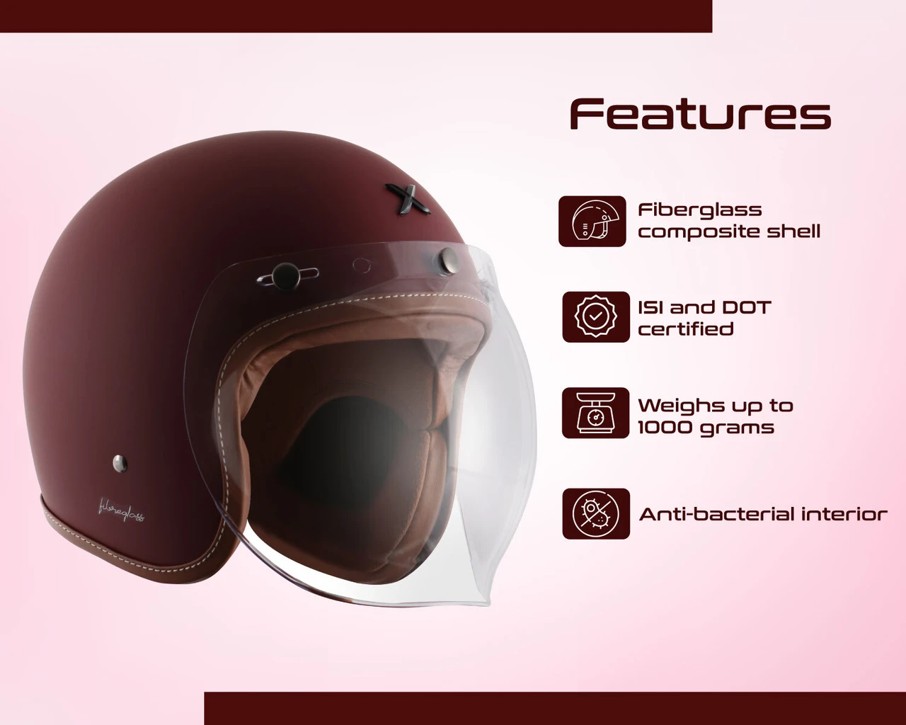 AXOR RETRO JET LEATHER DULL CHEST NUT RED 580 CM