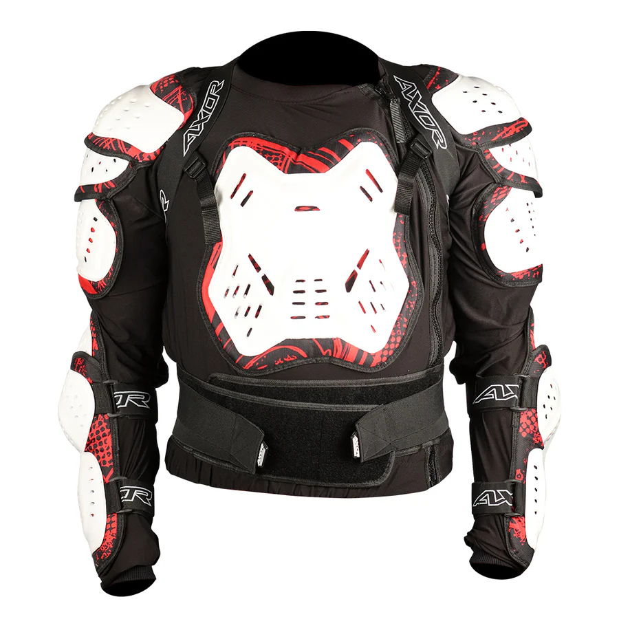 AXOR SHIELD PROTECTIVE BODY ARMOUR BLACK RED L AXOR SHIELD PROTECTIVE BODY ARMOUR BLACK RED L