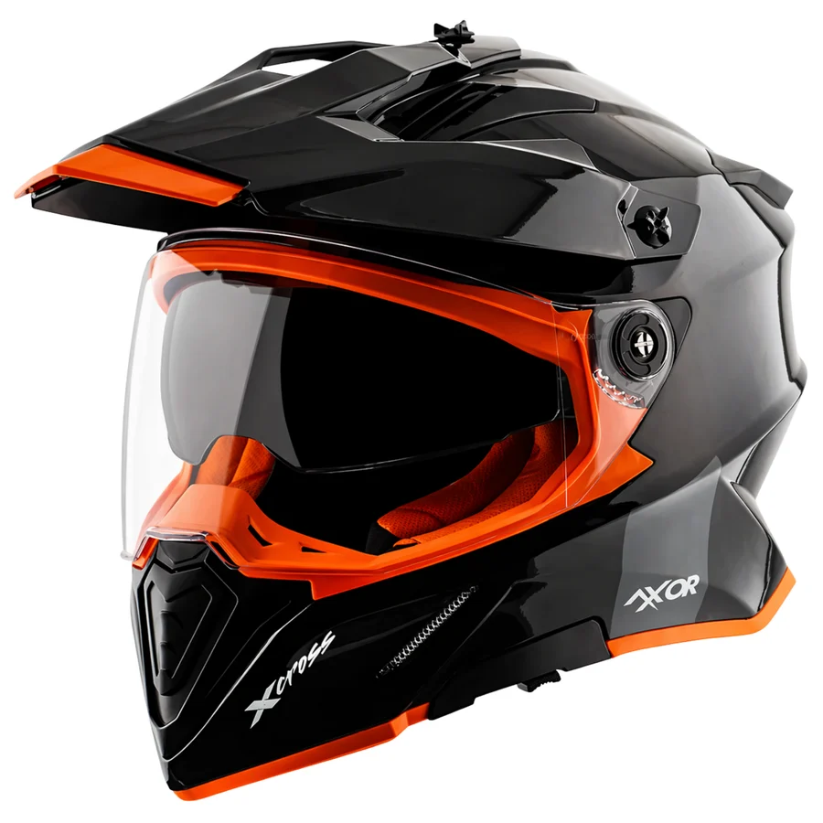 AXOR X-CROSS DUAL VISOR SC BLACK RED C/V 580 MM AXOR X-CROSS DUAL VISOR SC BLACK RED C/V 580 MM