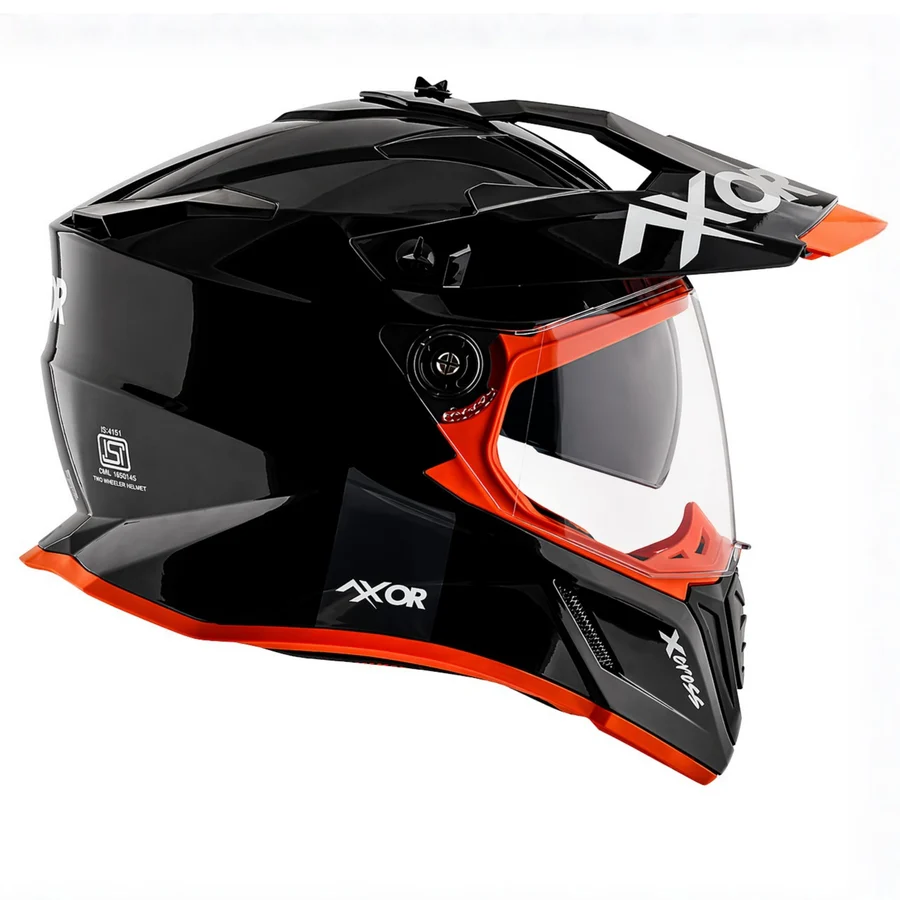 AXOR X-CROSS DUAL VISOR SC BLACK RED C/V 580 MM AXOR X-CROSS DUAL VISOR SC BLACK RED C/V 580 MM