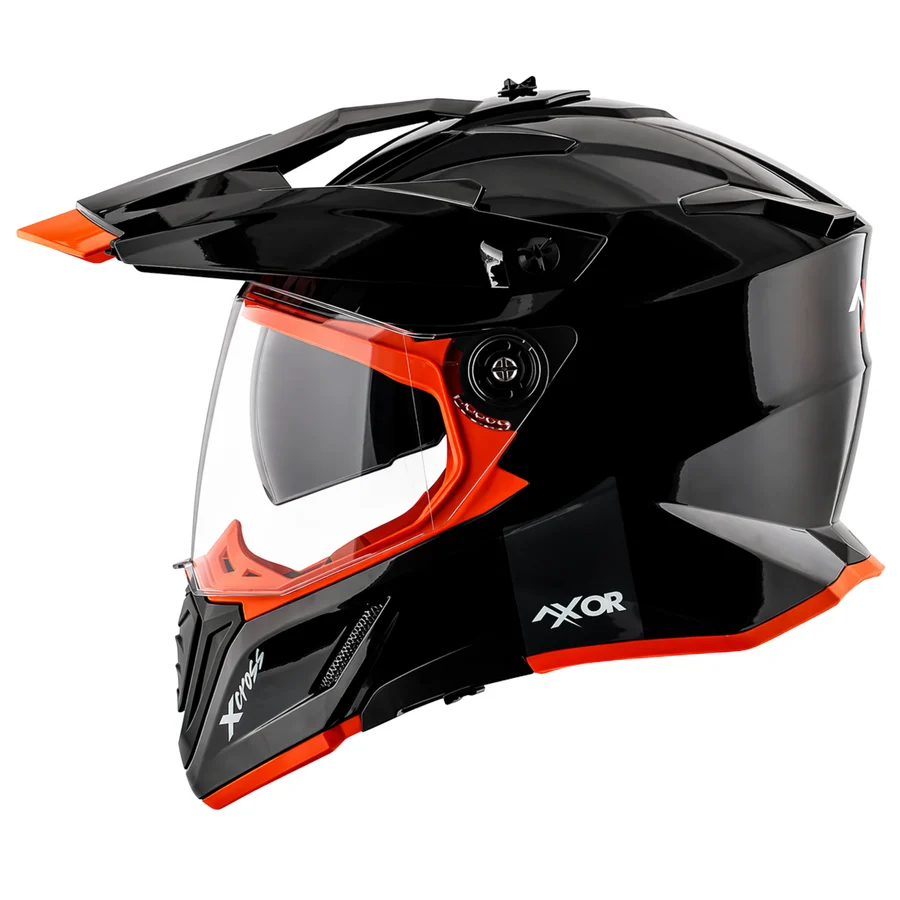 AXOR X-CROSS DUAL VISOR SC BLACK RED C/V 580 MM AXOR X-CROSS DUAL VISOR SC BLACK RED C/V 580 MM