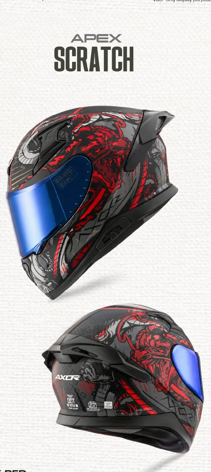 AXOR APEX SCRATCH BLACK RED D/V (L) AXOR APEX SCRATCH BLACK RED D/V (L)