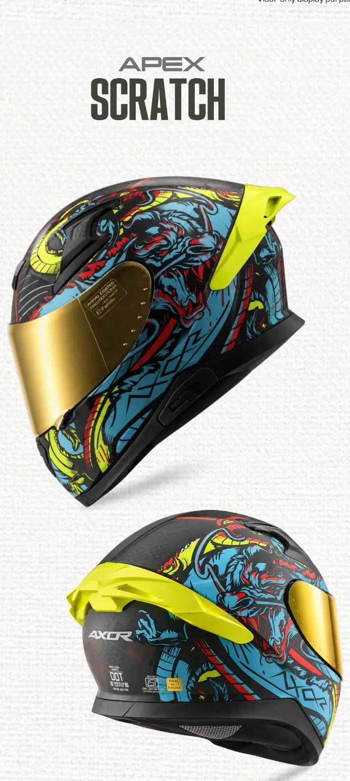 AXOR APEX SCRATCH BLACK NEON BLUE D/V (L) AXOR APEX SCRATCH BLACK NEON BLUE D/V (L)