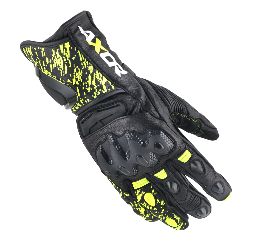 AXOR GLOVES ENZO BLACK NEON YELLOW 2XL