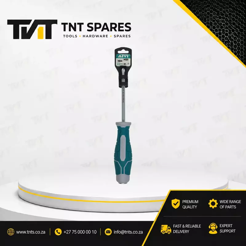 6 x 100mm Through-Tang Phillips Screwdriver