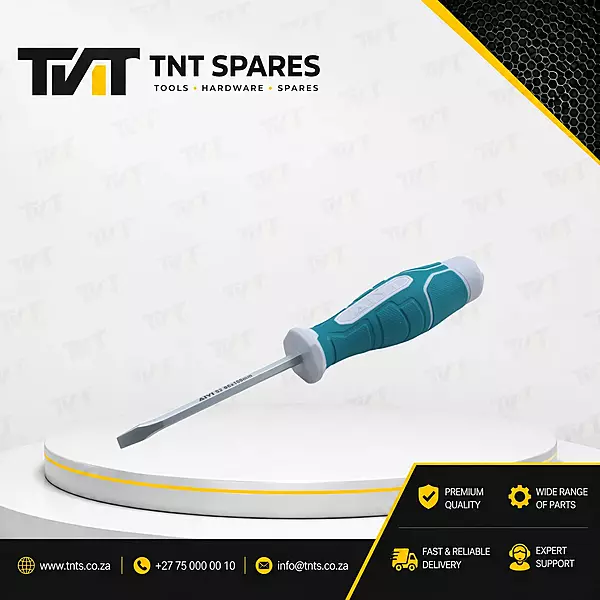 6 x 100mm Through-Tang Flat Screwdriver