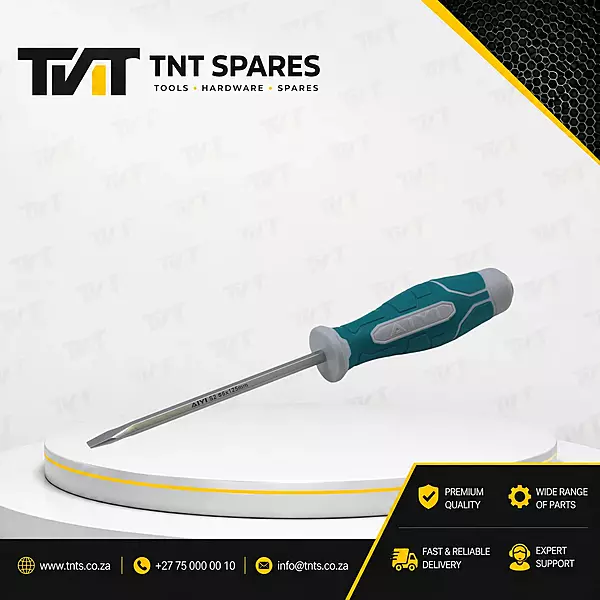 6 x 125mm Through-Tang Flat Screwdriver