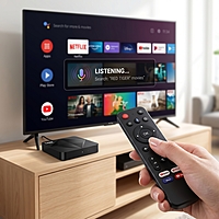 Red Tiger X100 Pro Android 12 TV Box | 4K UHD, 4GB RAM / 32GB ROM, Voice Remote