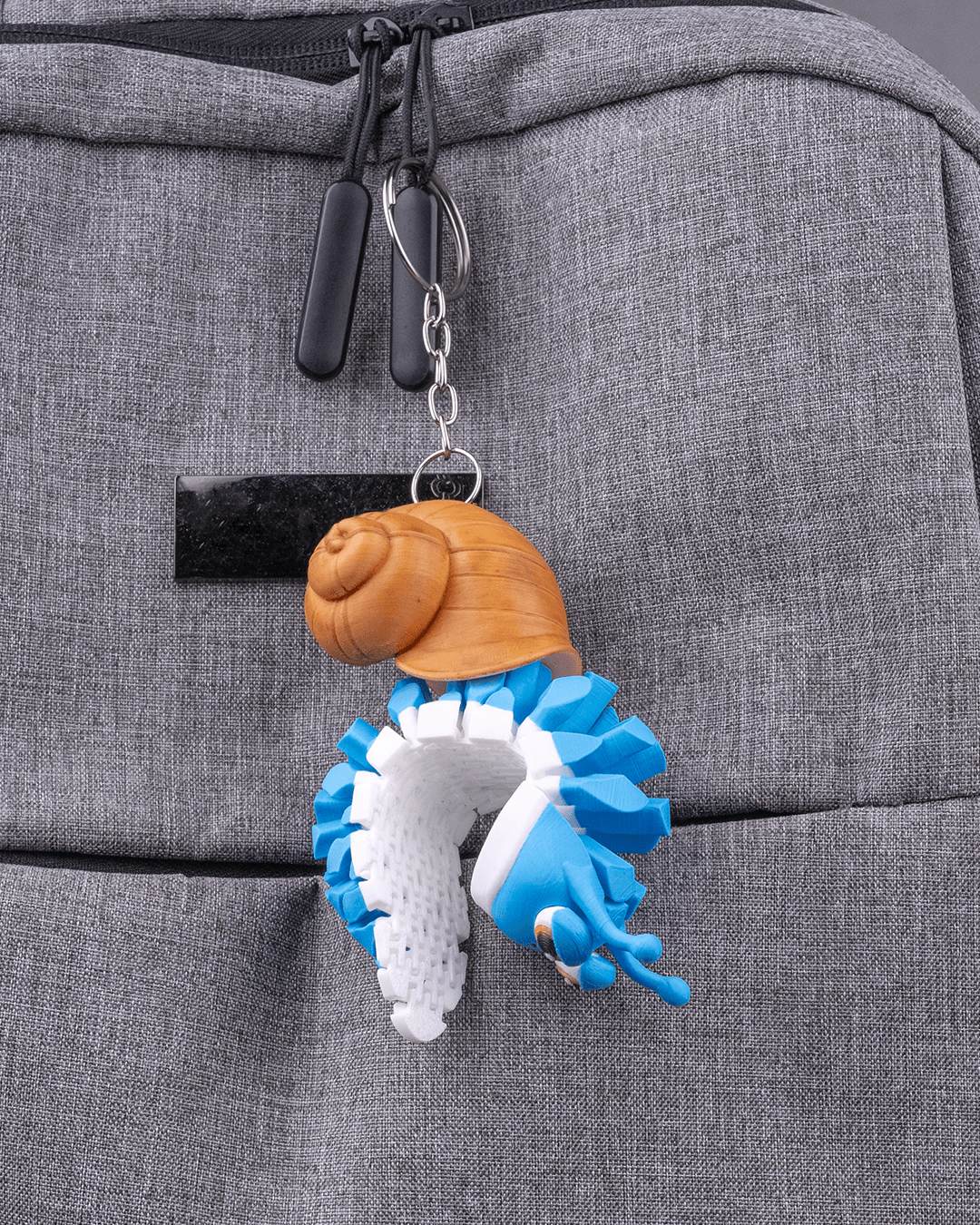 Abigail the Snail -3D printed Flexi keychain