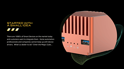 Magic Cube Aura | Home Automation Gateway (Nice, Control4, Savant, Elan) Magic Cube Aura | Home Automation Gateway (Nice, Control4, Savant, Elan)