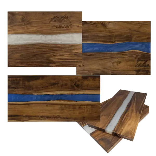 Acacia & Resin Serving Boards