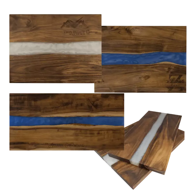 Acacia & Resin Serving Boards