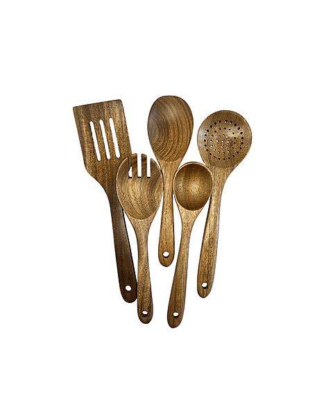 Acacia Wood Kitchen Utensil Set Acacia Wood Kitchen Utensil Set