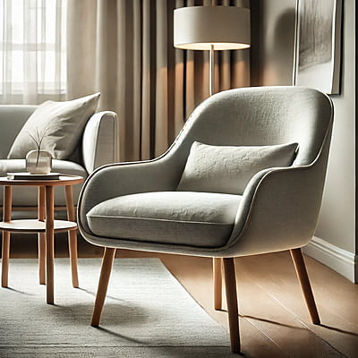 Gunmala Handicrafts Modern Scandinavian Accent Chair