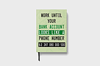 Account Balance Like Phone Number | Premium Motivational Notebook