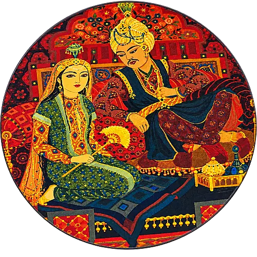 Acrylic Coaster, Royal Courtship