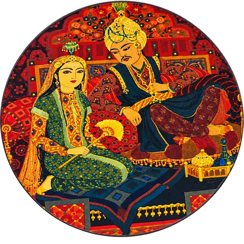 Acrylic Coaster, Royal Courtship