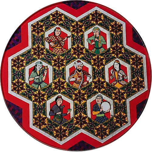 Acrylic Coaster, Ruby Portraits