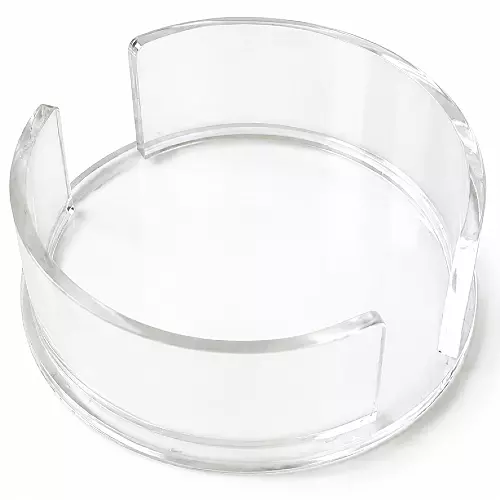 Acrylic Coaster Holder, Crystal Clear