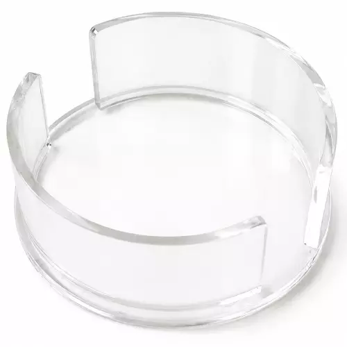 Acrylic Coaster Holder, Crystal Clear