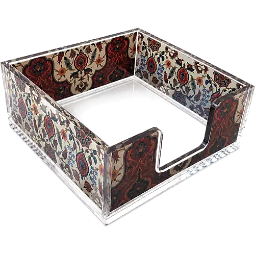 Acrylic Napkin Holder, Antique Tapestry