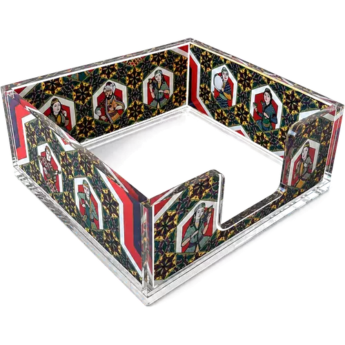 Acrylic Napkin Holder, Ruby Portraits