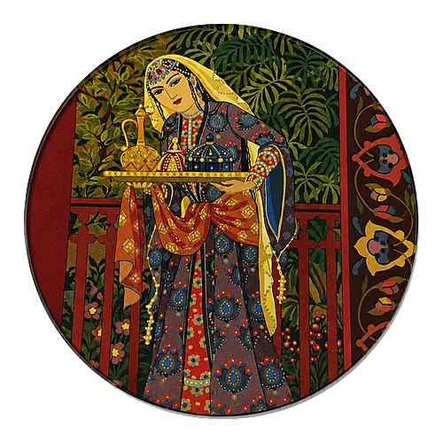 Acrylic Placemat, Amber Portraits