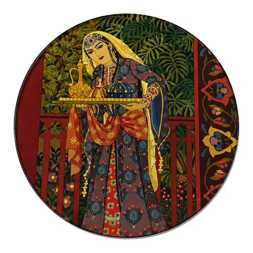 Acrylic Placemat, Amber Portraits