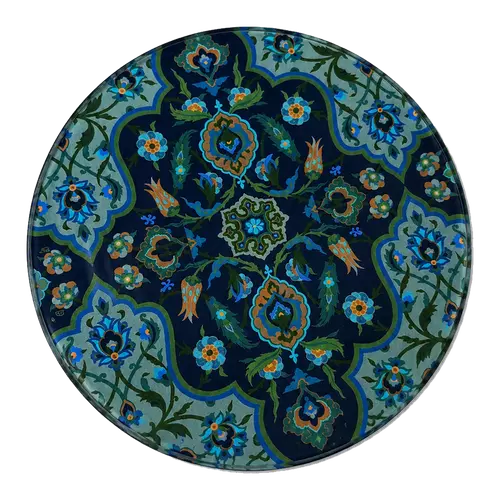 Acrylic Placemat, Midnight Botanica