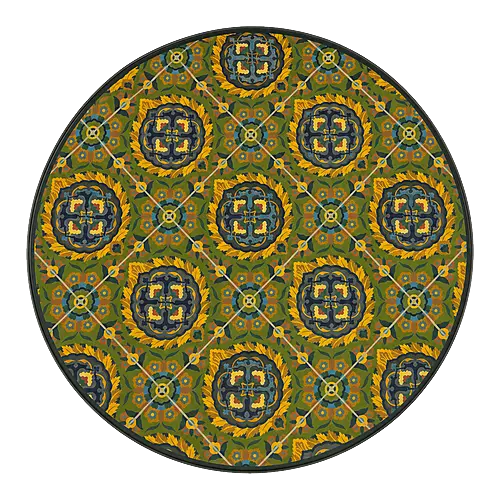 Acrylic Placemat, Midnight Suzani