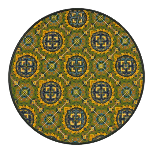 Acrylic Placemat, Midnight Suzani