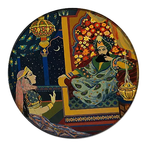 Acrylic Placemat, Sapphire Harem