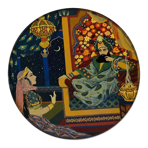 Acrylic Placemat, Sapphire Harem