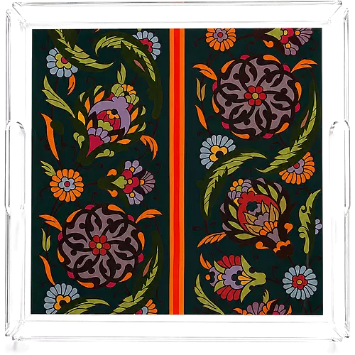 Acrylic Tray, Midnight Garden
