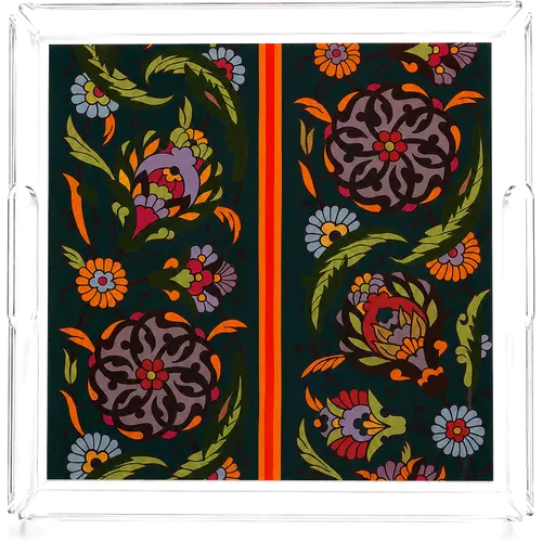 Acrylic Tray, Midnight Garden
