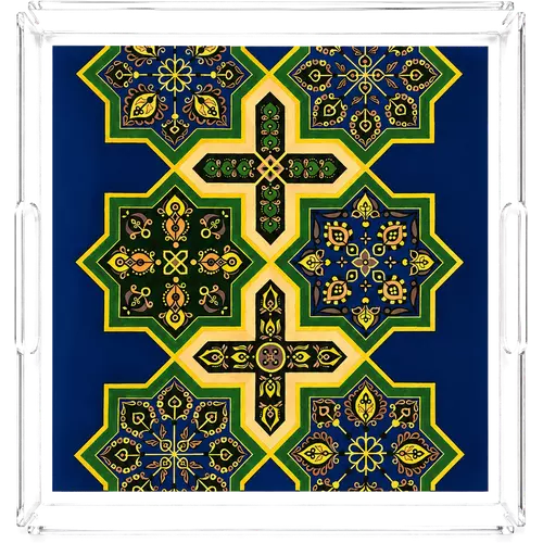 Acrylic Tray, Sapphire Geometry
