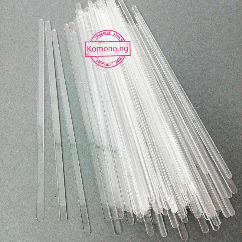 Acrylic Stick 25mm x 6mm Transparent 3mm