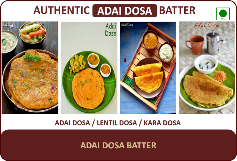 Adai Dosa Batter
