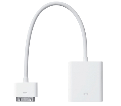 Adaptateur 30 Pin Mâle Vers VGA Femelle  Apple