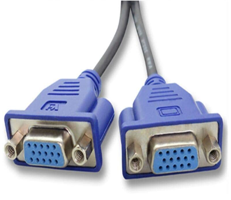 Adaptateur DMS-59 DVI Mâle Vers 2x VGA Femelle Splitter