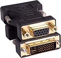 Adaptateur DVI-I Dual Link Mâle Vers VGA Femelle Redlink