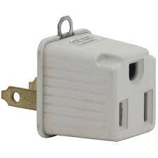 Adaptateur De Prise 2 Mâle Vers 3 Femelle