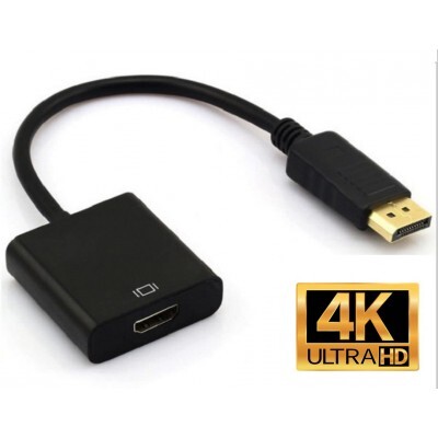 Adaptateur DisplayPort mâle vers HDMI femelle