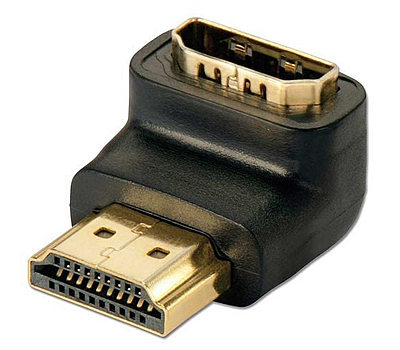 Adaptateur HDMI Mâle Vers HDMI Femelle 90 Degrés